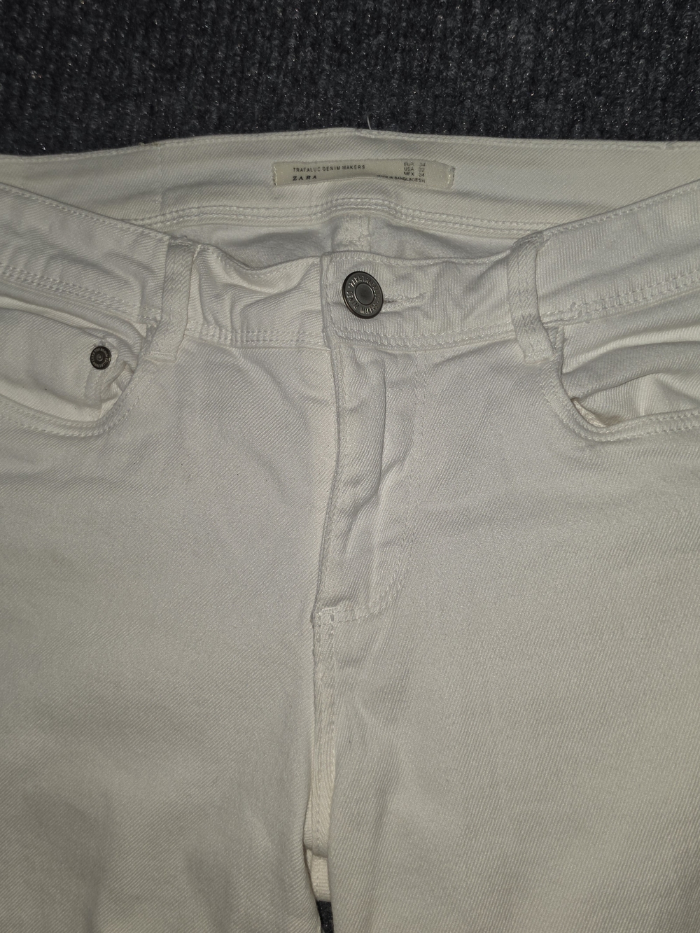 Zara White Skinny Jeans - Picture 2 of 7